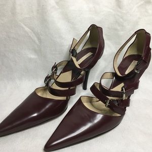 Micheal Kors Burgundy Heels
